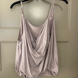 Bishop + Young Purple Draped Camisole Top